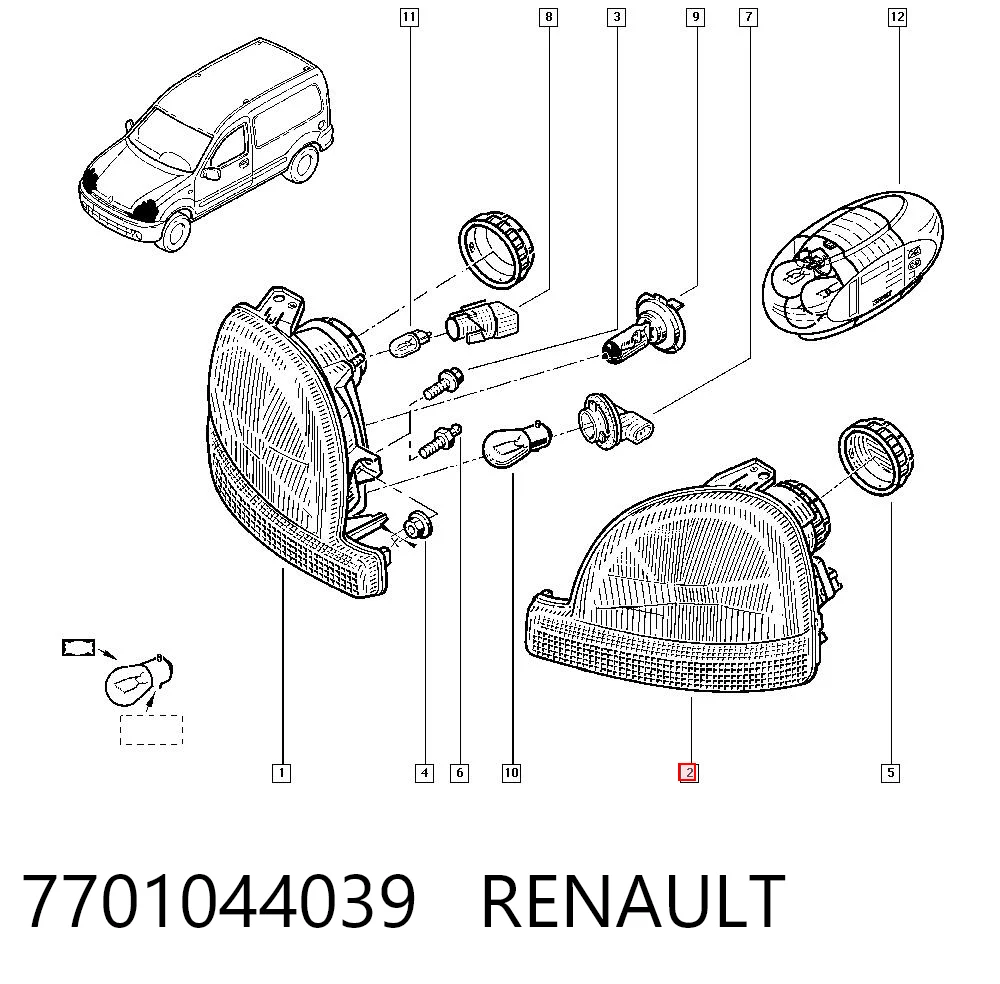 7701044039 Renault (RVI)