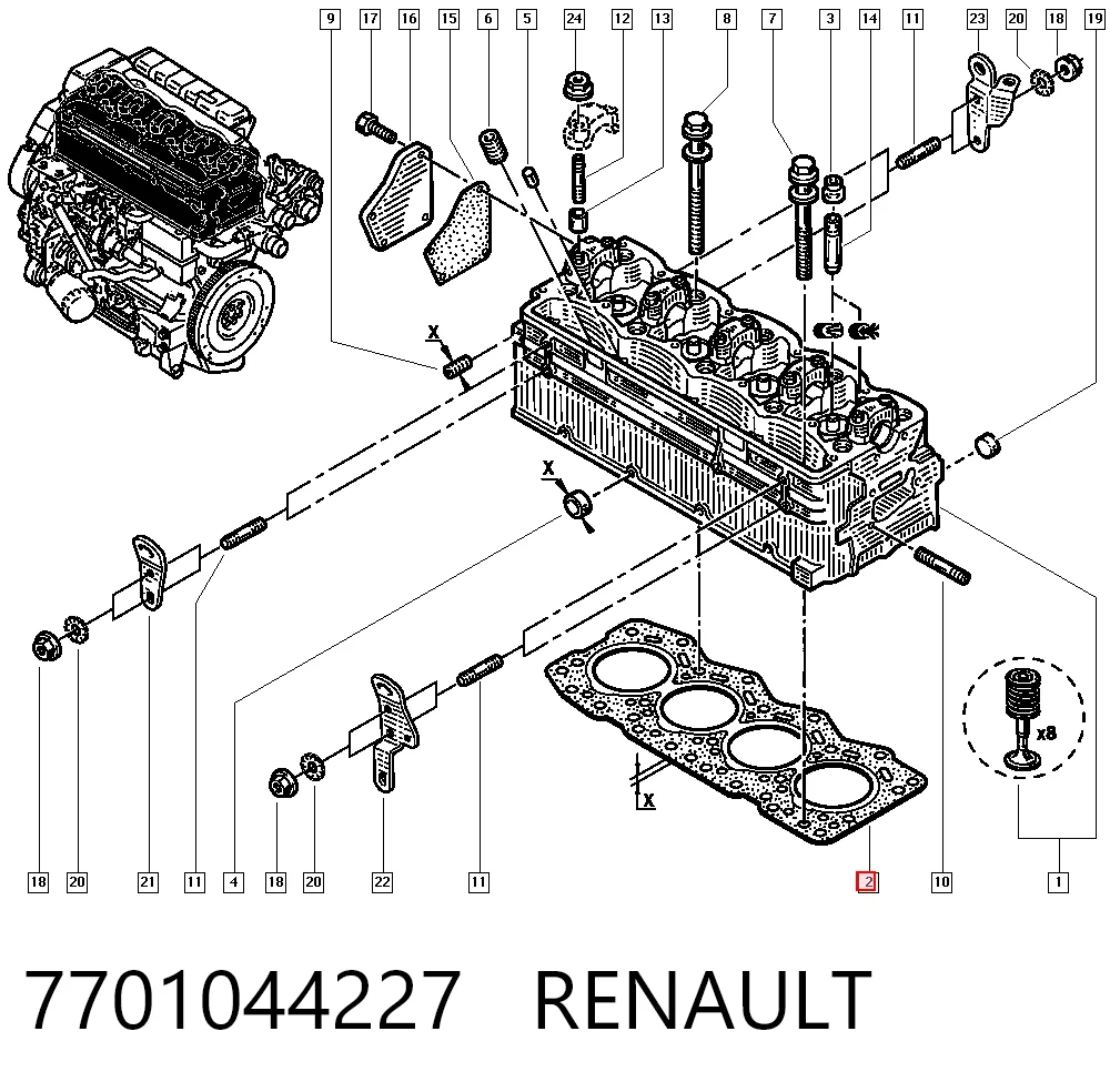 7701044227 Renault (RVI)