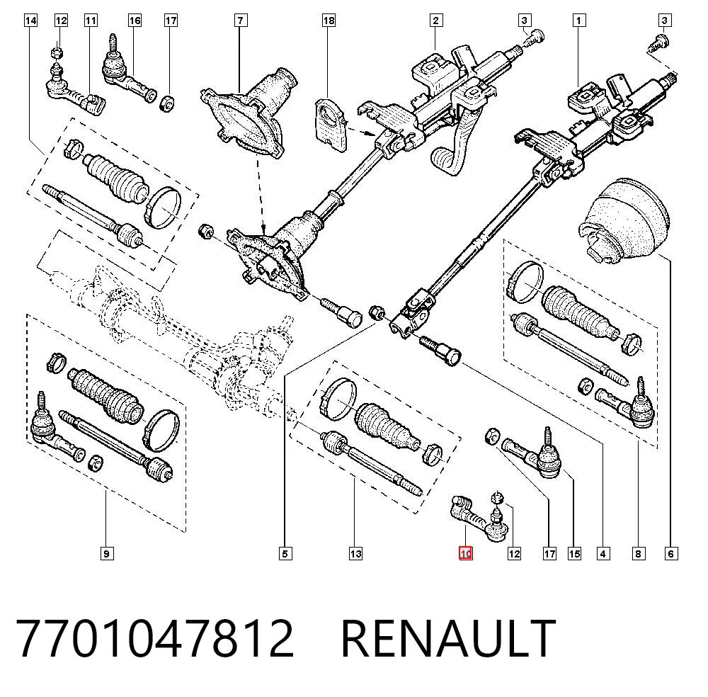 7701047812 Renault (RVI)