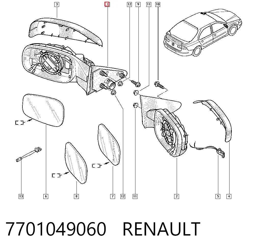 7701049060 Renault (RVI)