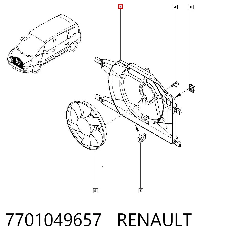 7701049657 Renault (RVI)