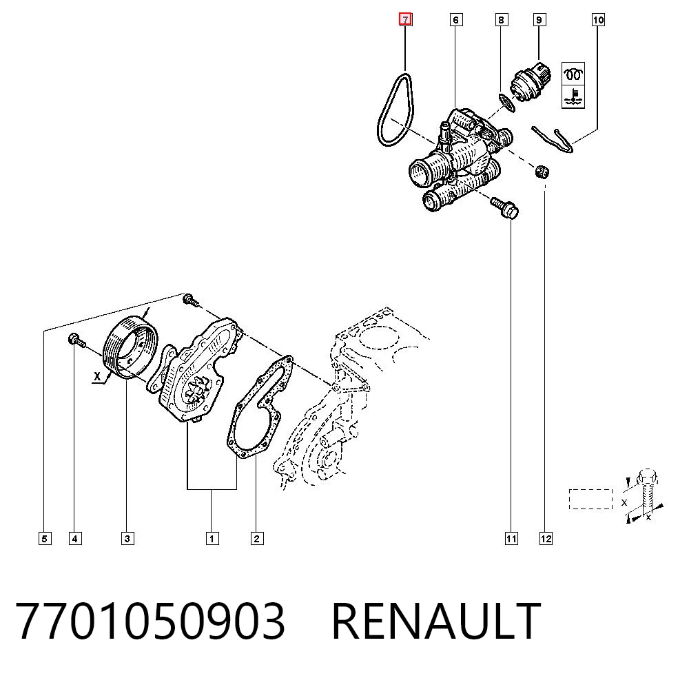 Compre 4409271 General Motors Vedante de caixa do termostato