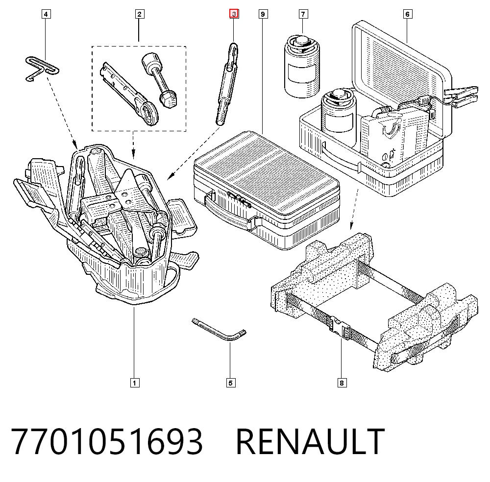 Gancho de reboque Renault Trafic II FL ao melhor preço