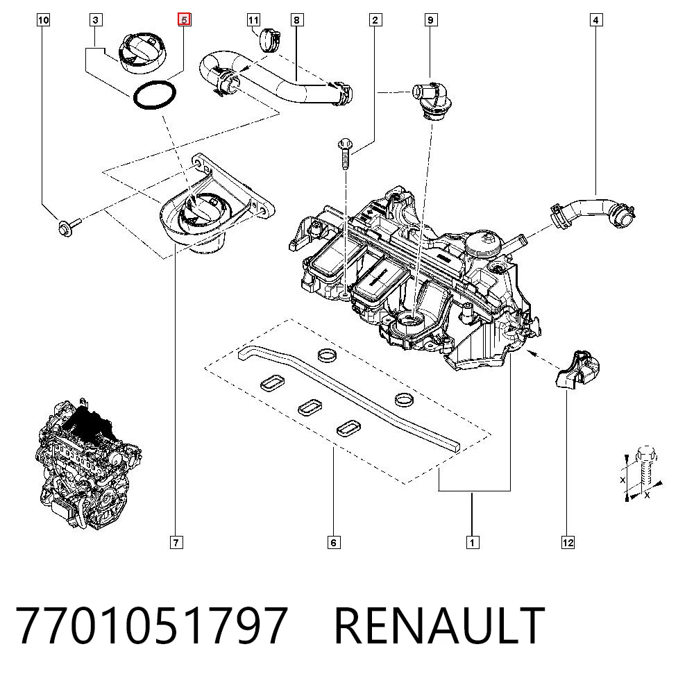 7701051797 Renault (RVI)