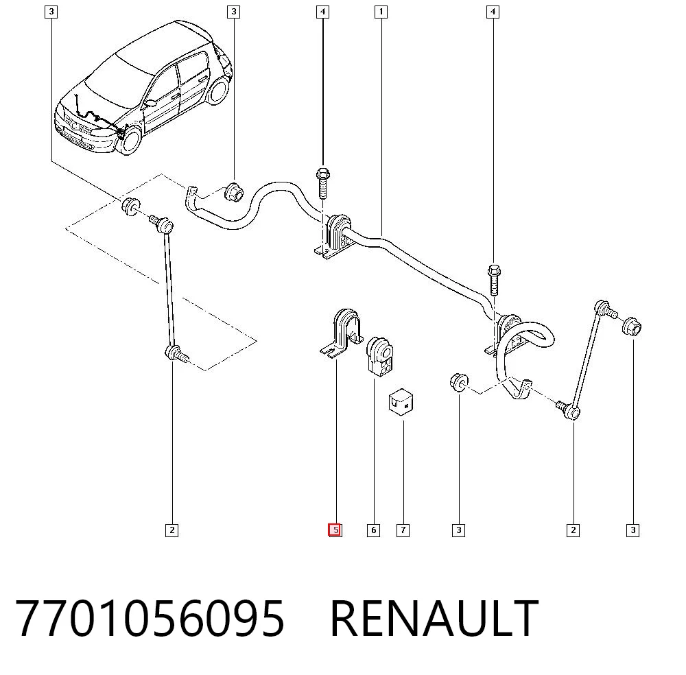 7701056095 Renault (RVI)