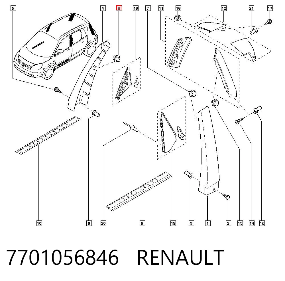 7701056846 Renault (RVI)