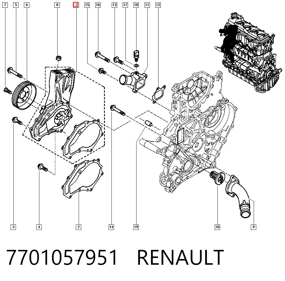 Compre WPQ1314 Magneti Marelli Bomba de água (bomba) de esfriamento