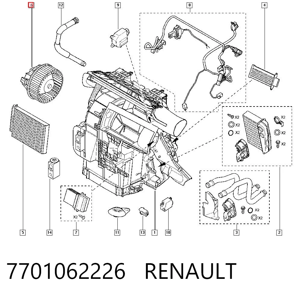 7701062226 Renault (RVI)