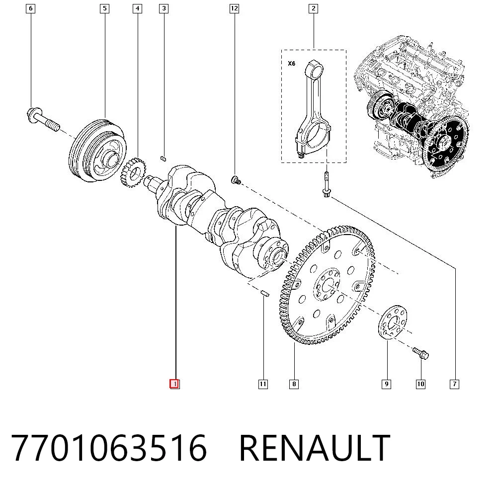 Cambota de motor para Nissan Altima L31 