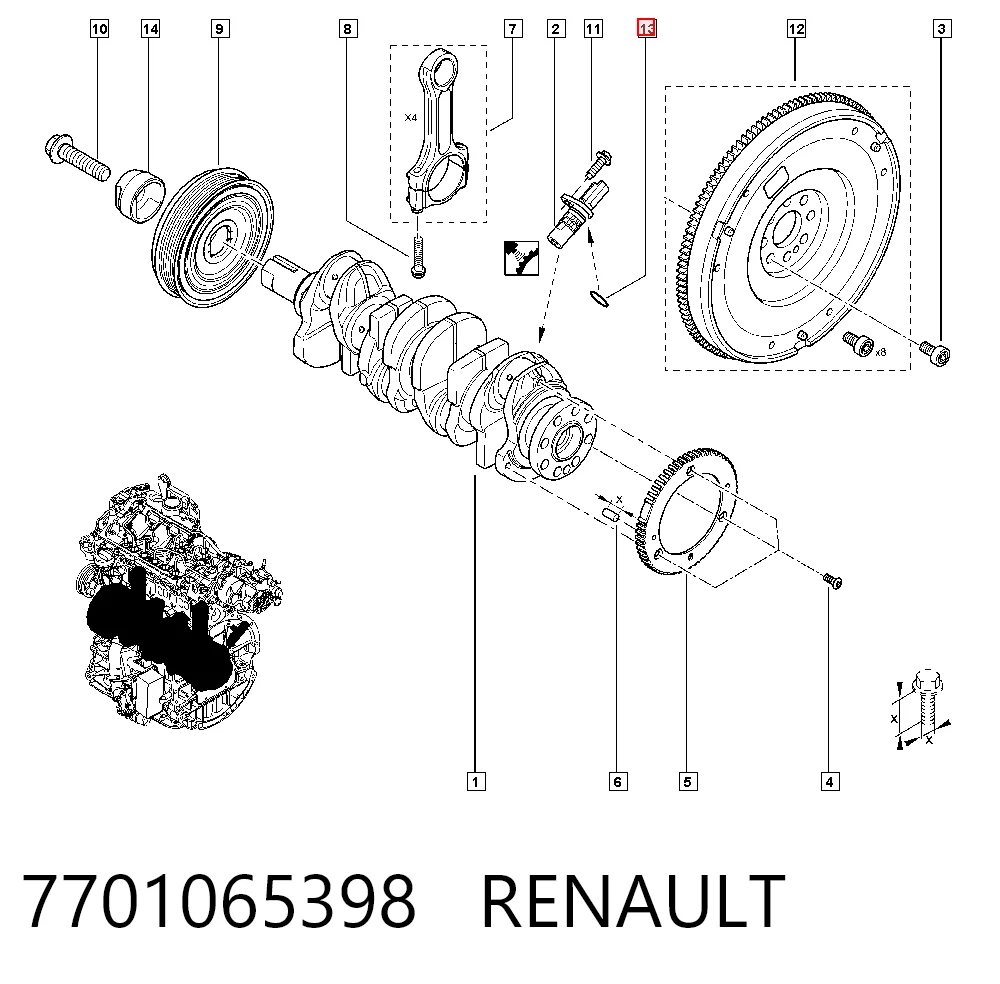 7701065398 Renault (RVI)