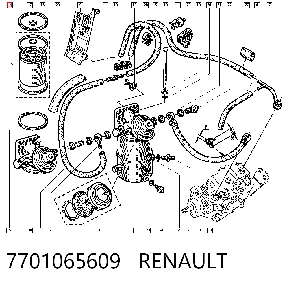 7701065609 Renault (RVI)