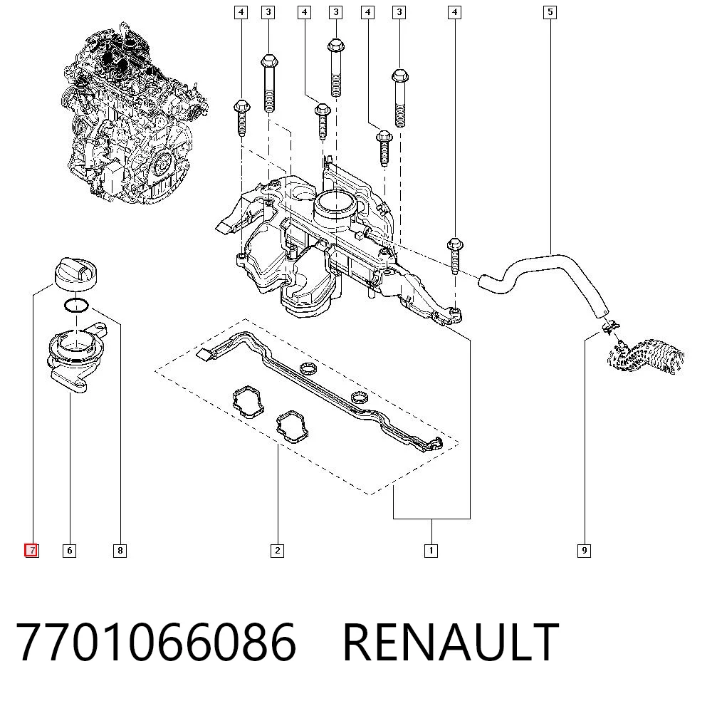 7701066086 Renault (RVI)