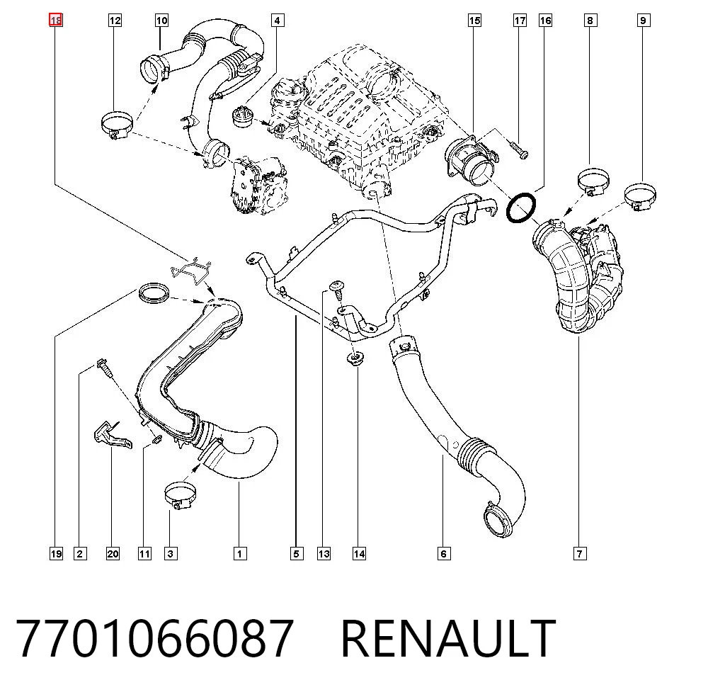 7701066087 Renault (RVI)