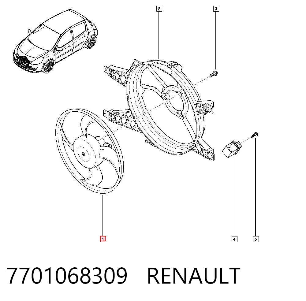 7701068309 Renault (RVI)