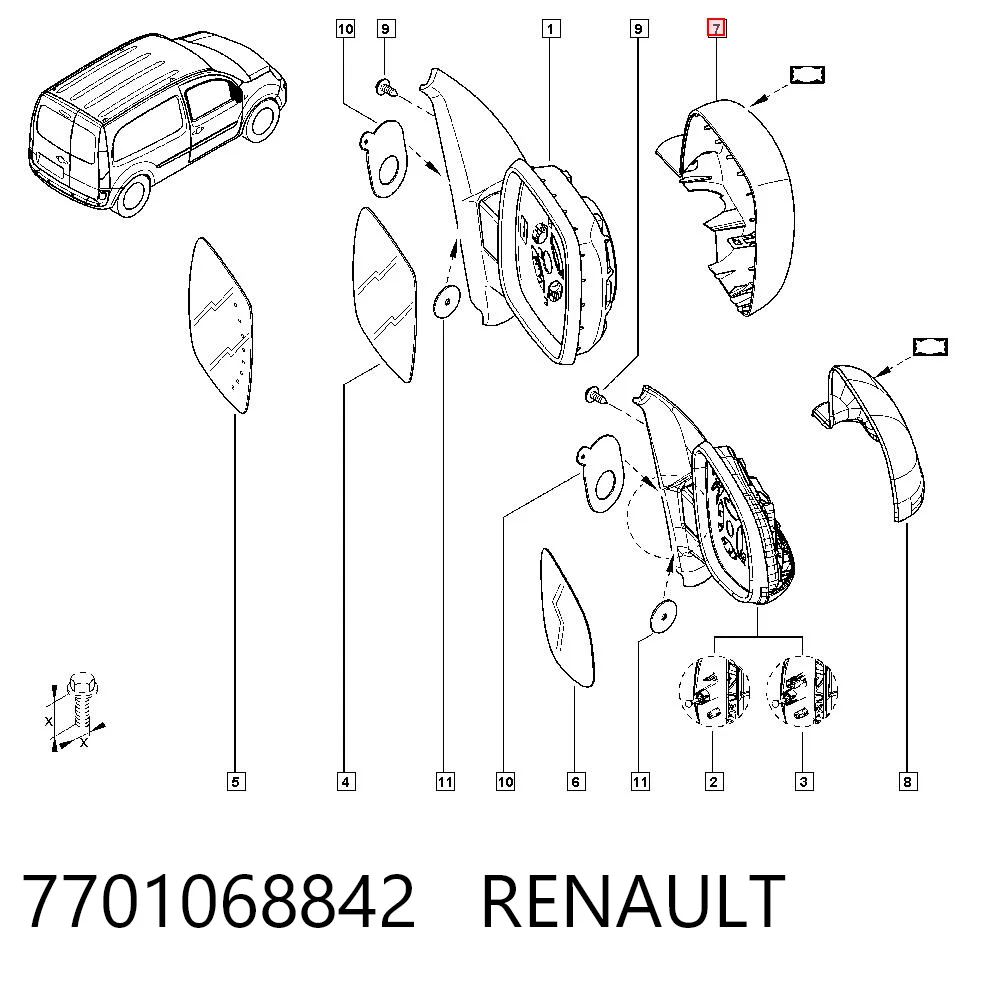 7701068842 Renault (RVI)