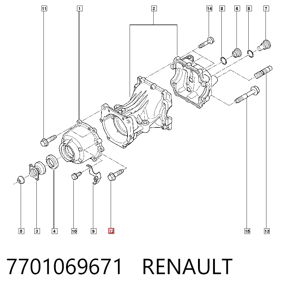 7701069671 Renault (RVI)