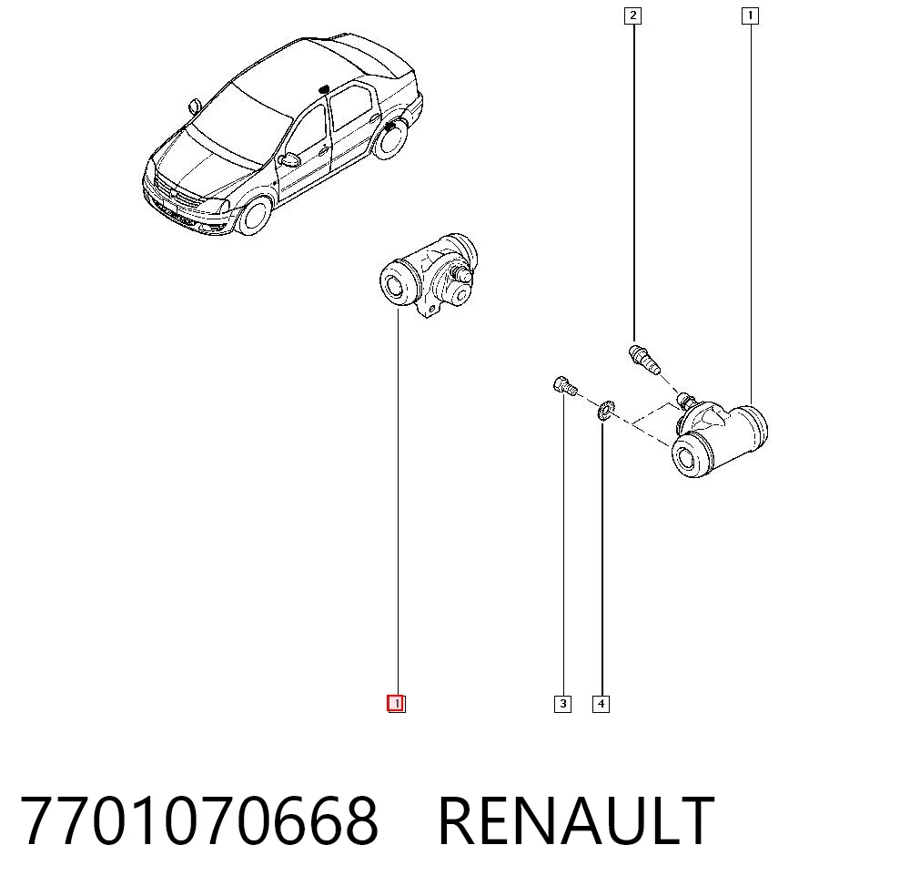 7701070668 Renault (RVI)