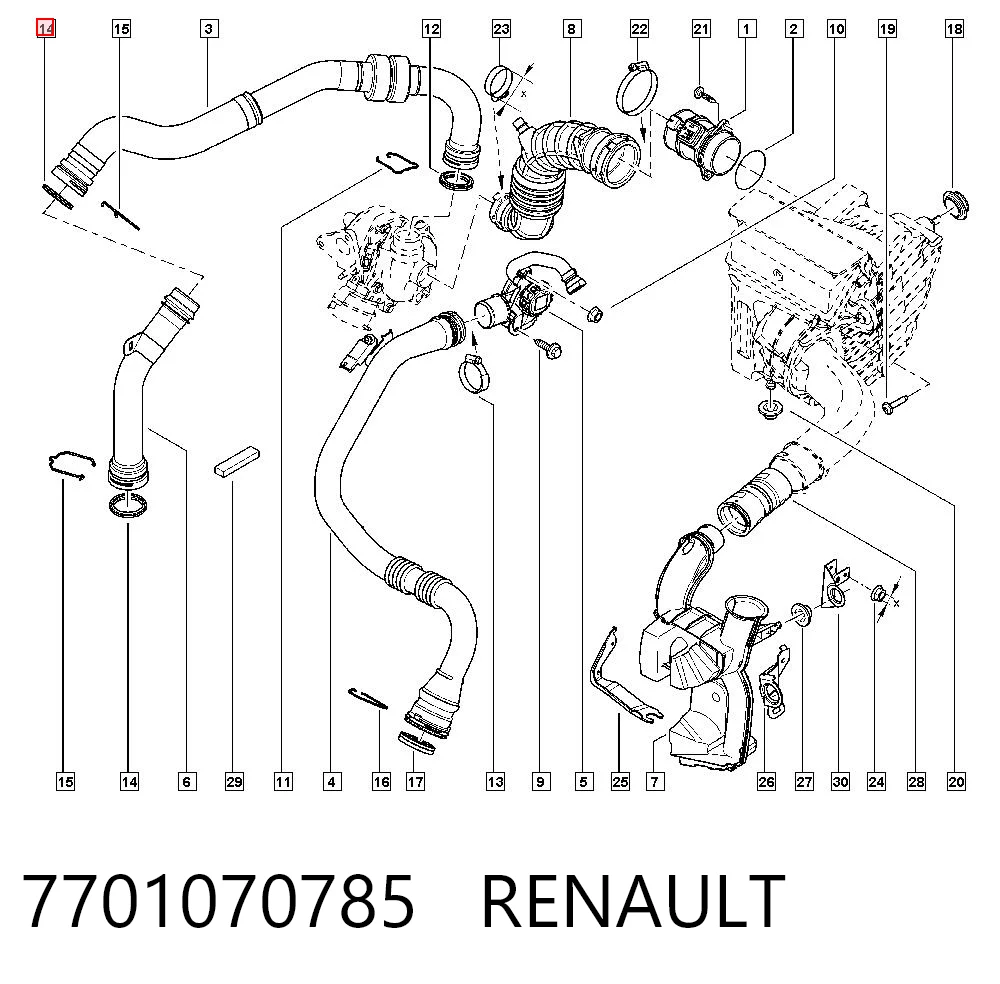 7701070785 Renault (RVI)