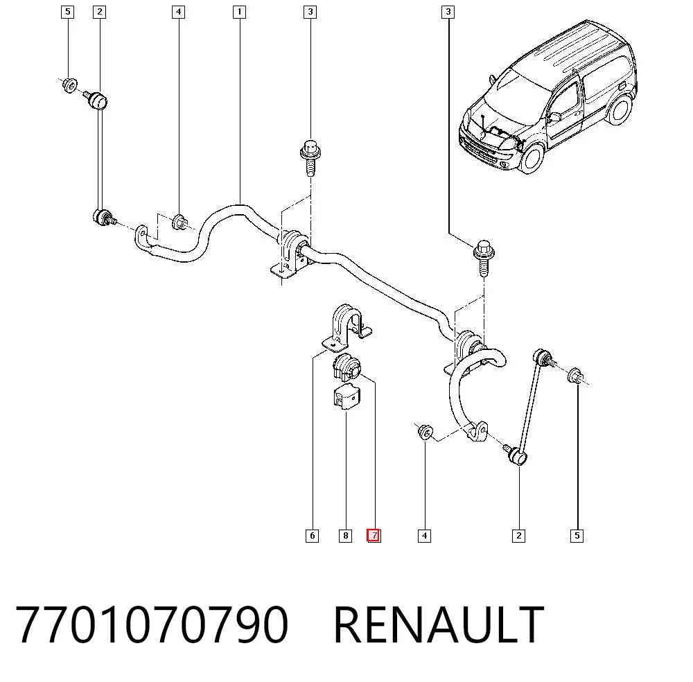 7701070790 Renault (RVI)