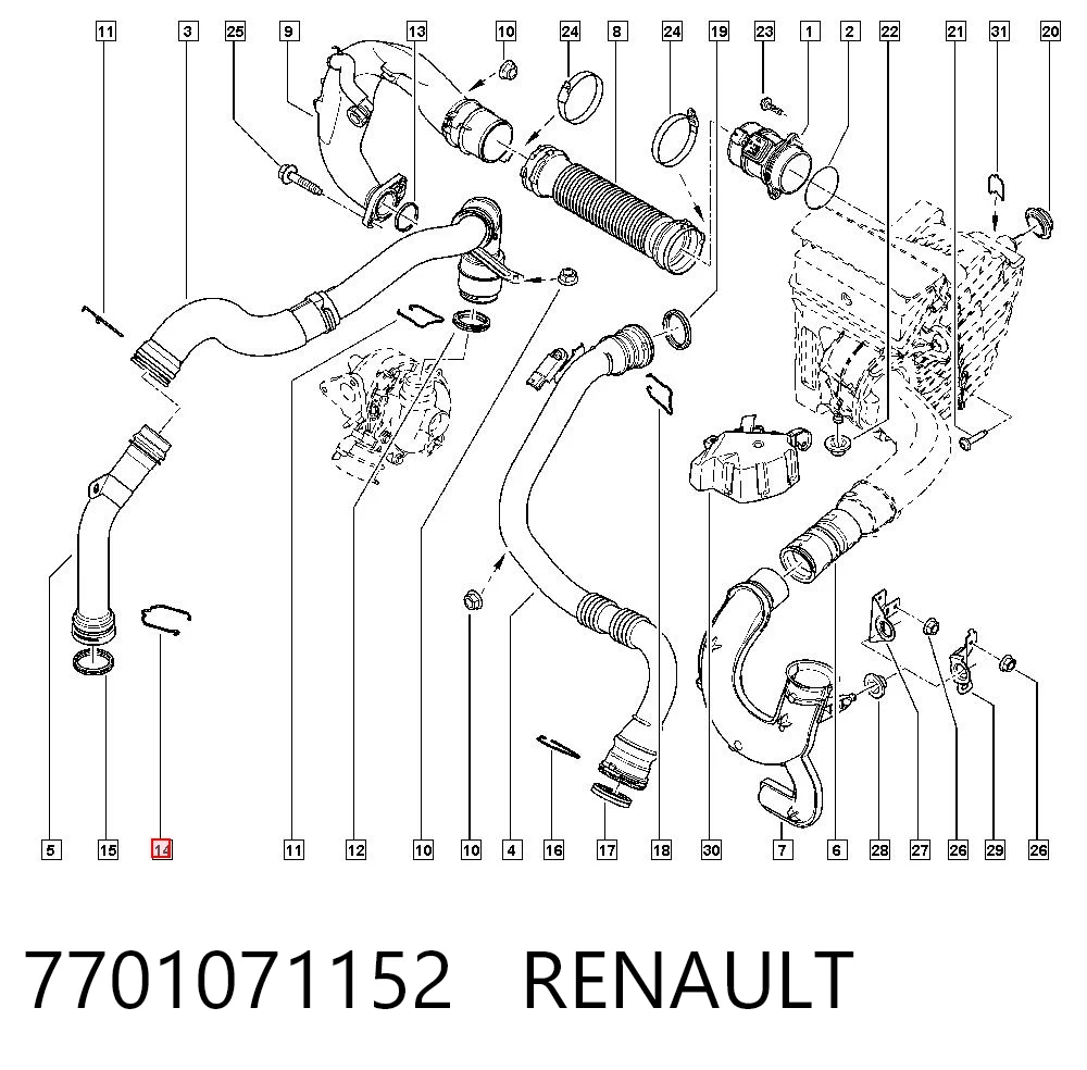 7701071152 Renault (RVI)