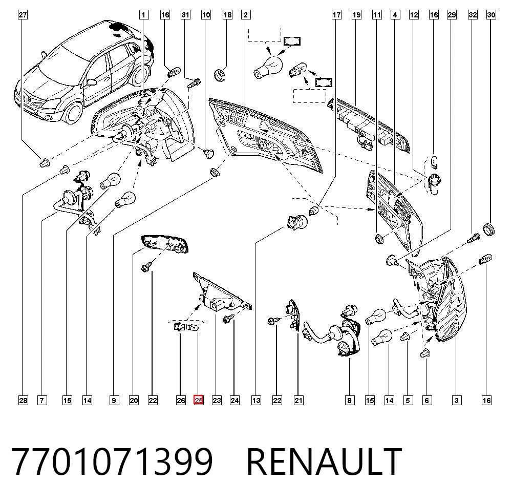 7701071399 Renault (RVI)