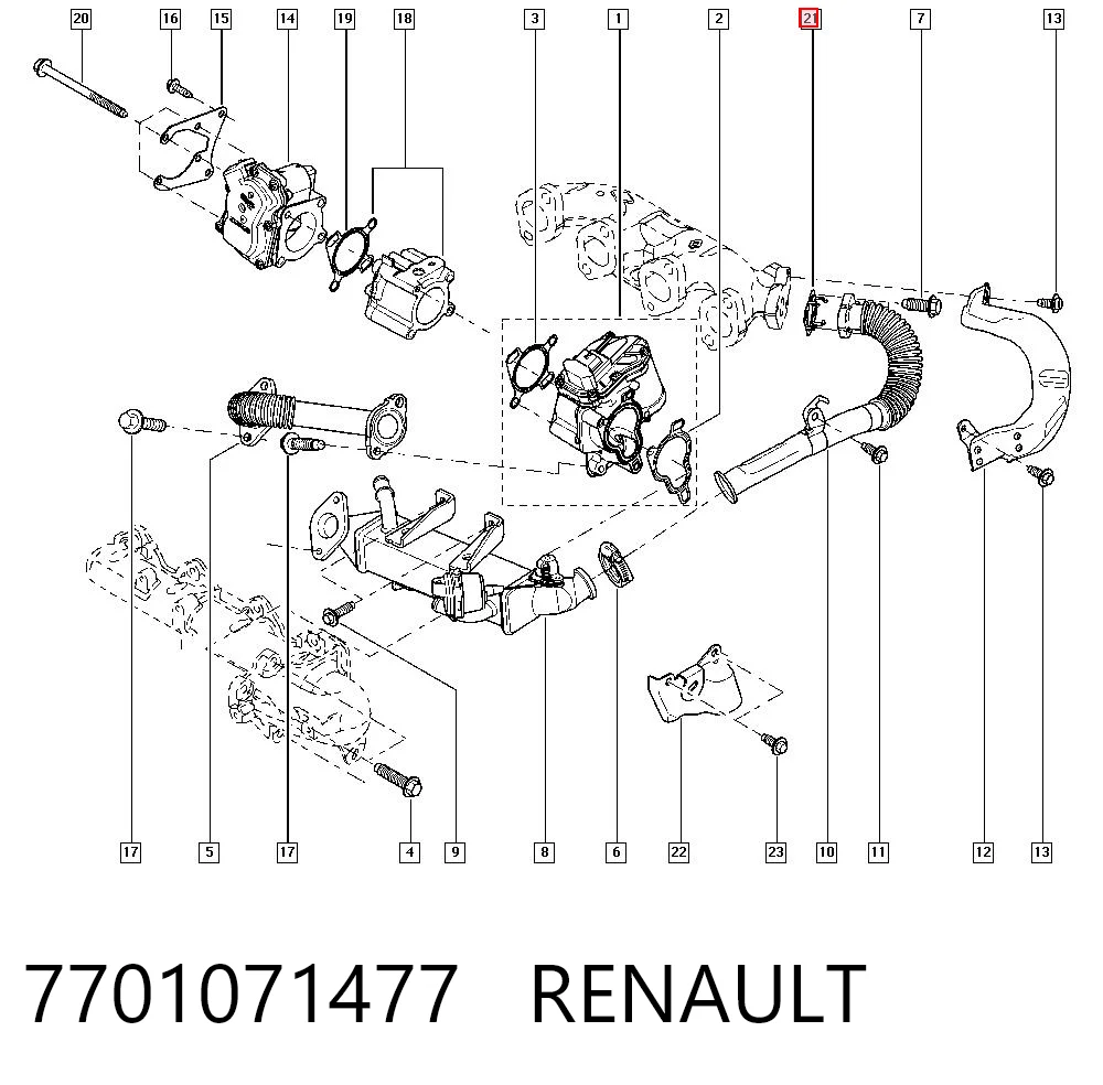 7701071477 Renault (RVI)