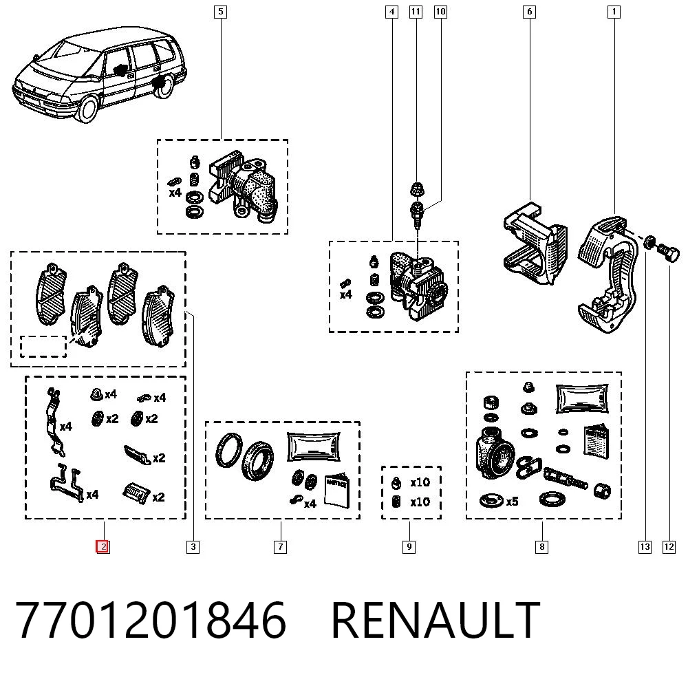 7701201846 Renault (RVI)