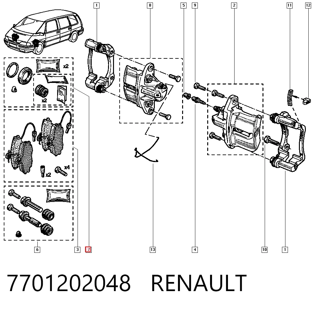 7701202048 Renault (RVI)