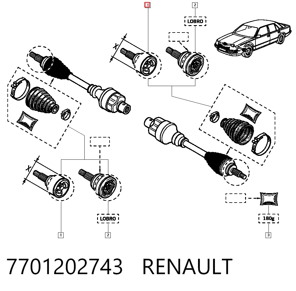 7701202743 Renault (RVI)