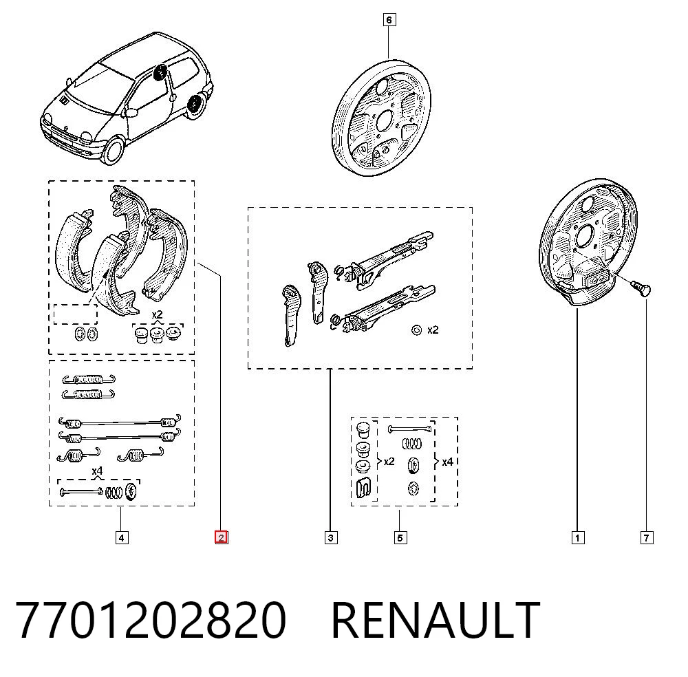 7701202820 Renault (RVI)