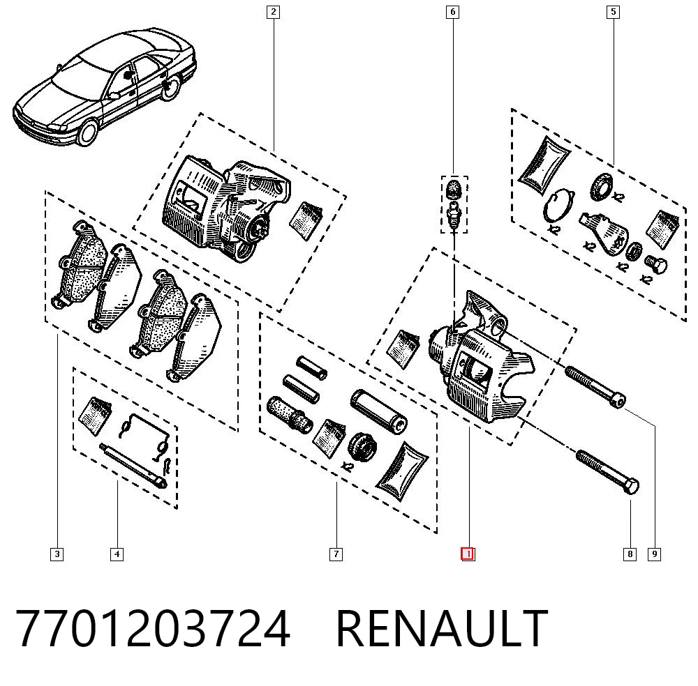 7701203724 Renault (RVI)