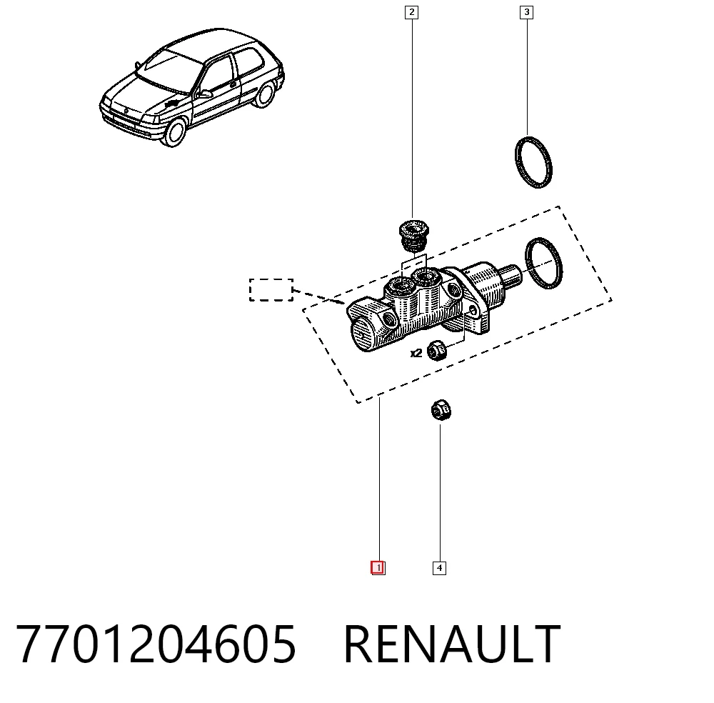 7701204605 Renault (RVI)