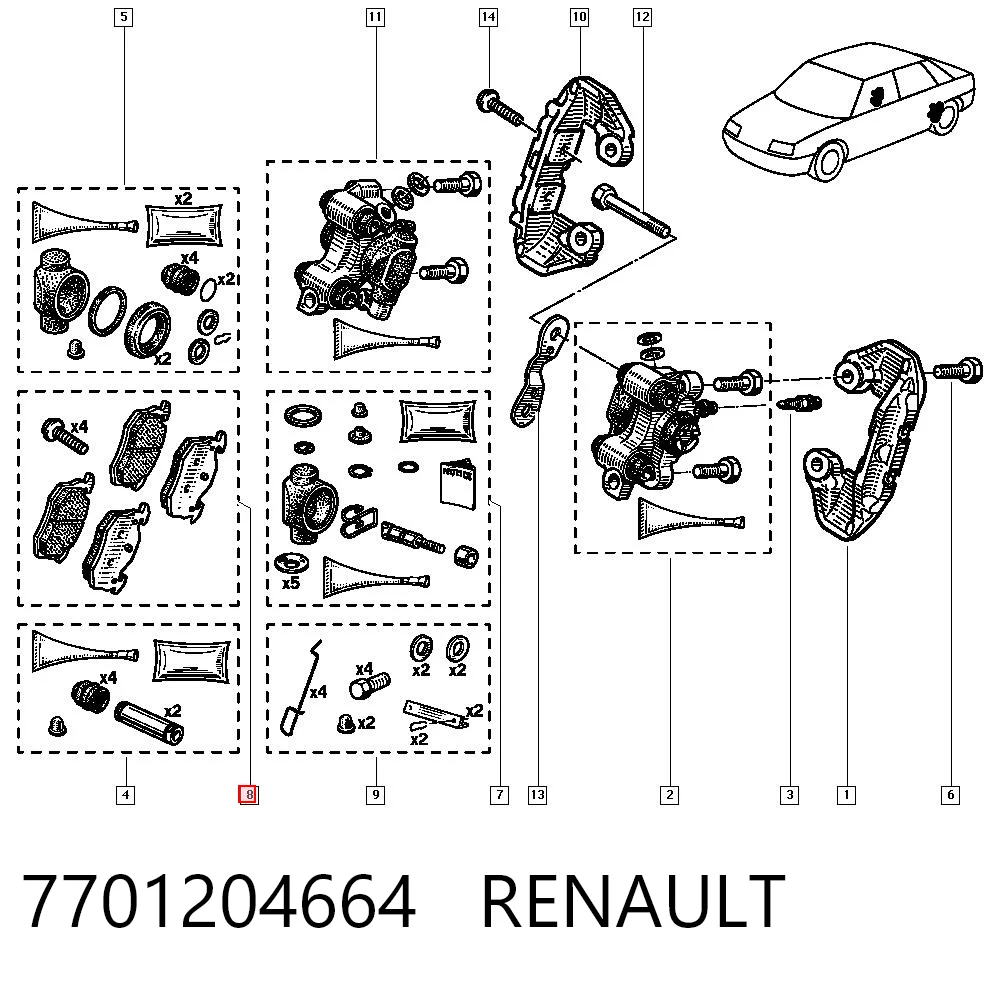 7701204664 Renault (RVI)