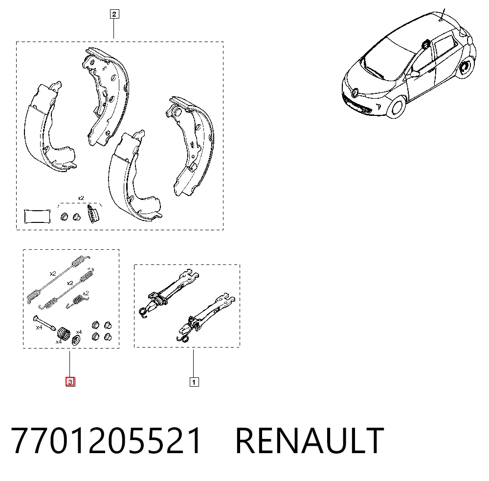7701205521 Renault (RVI)
