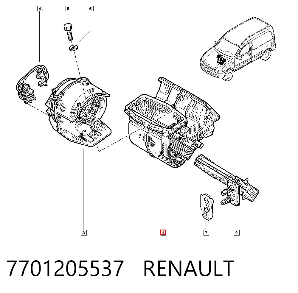 7701205537 Renault (RVI)