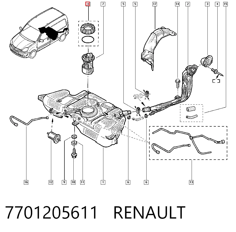 7701205611 Renault (RVI)