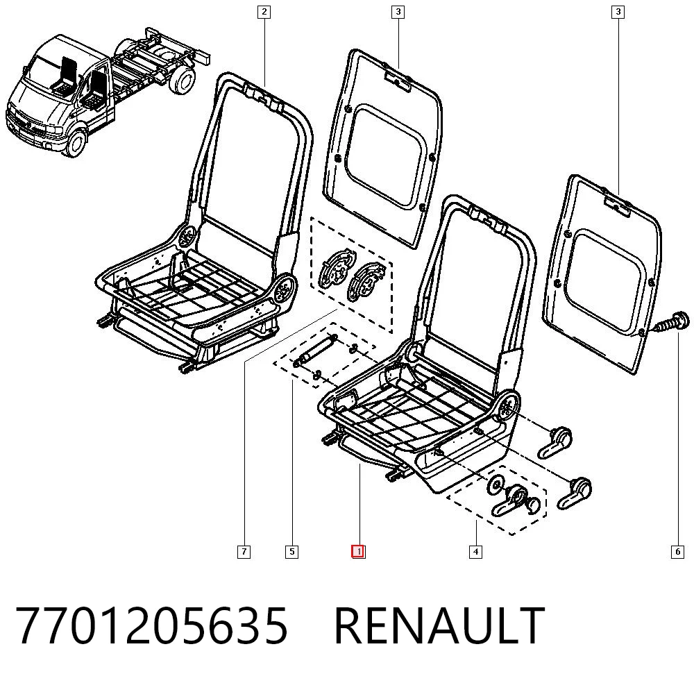 7701205635 Renault (RVI)