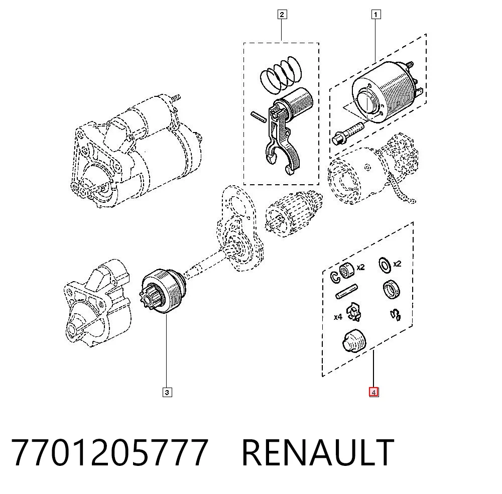 7701205777 Renault (RVI)