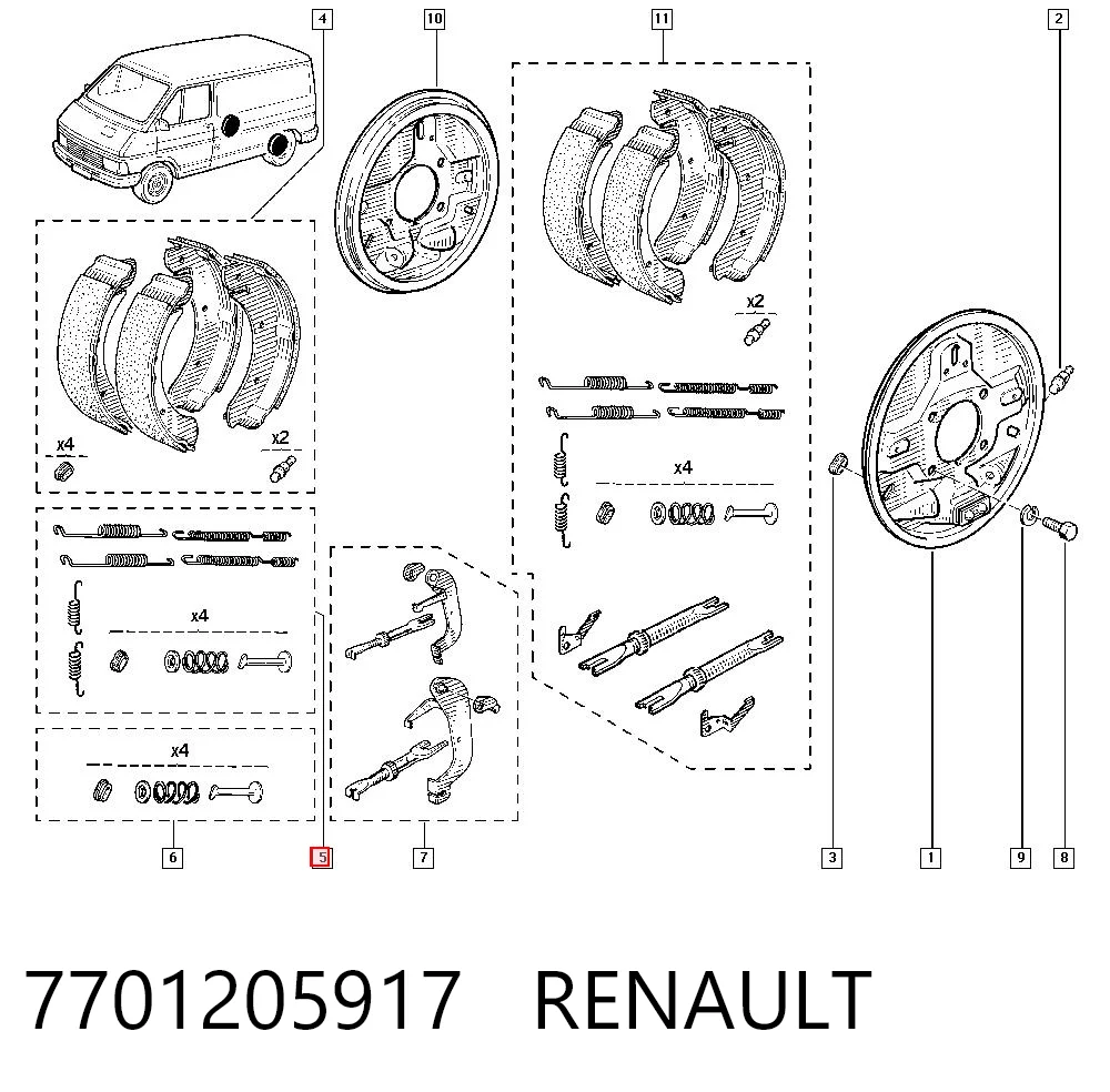 7701205917 Renault (RVI)