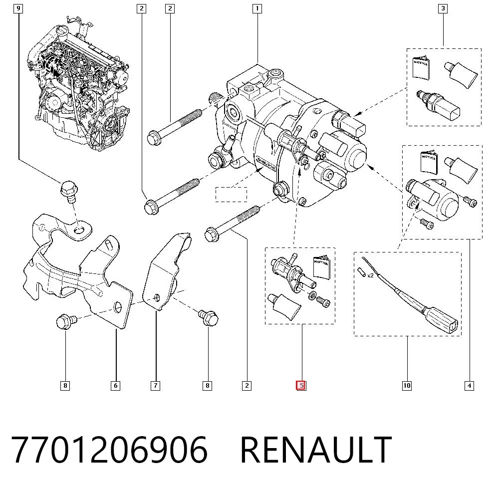 7701206906 Renault (RVI)