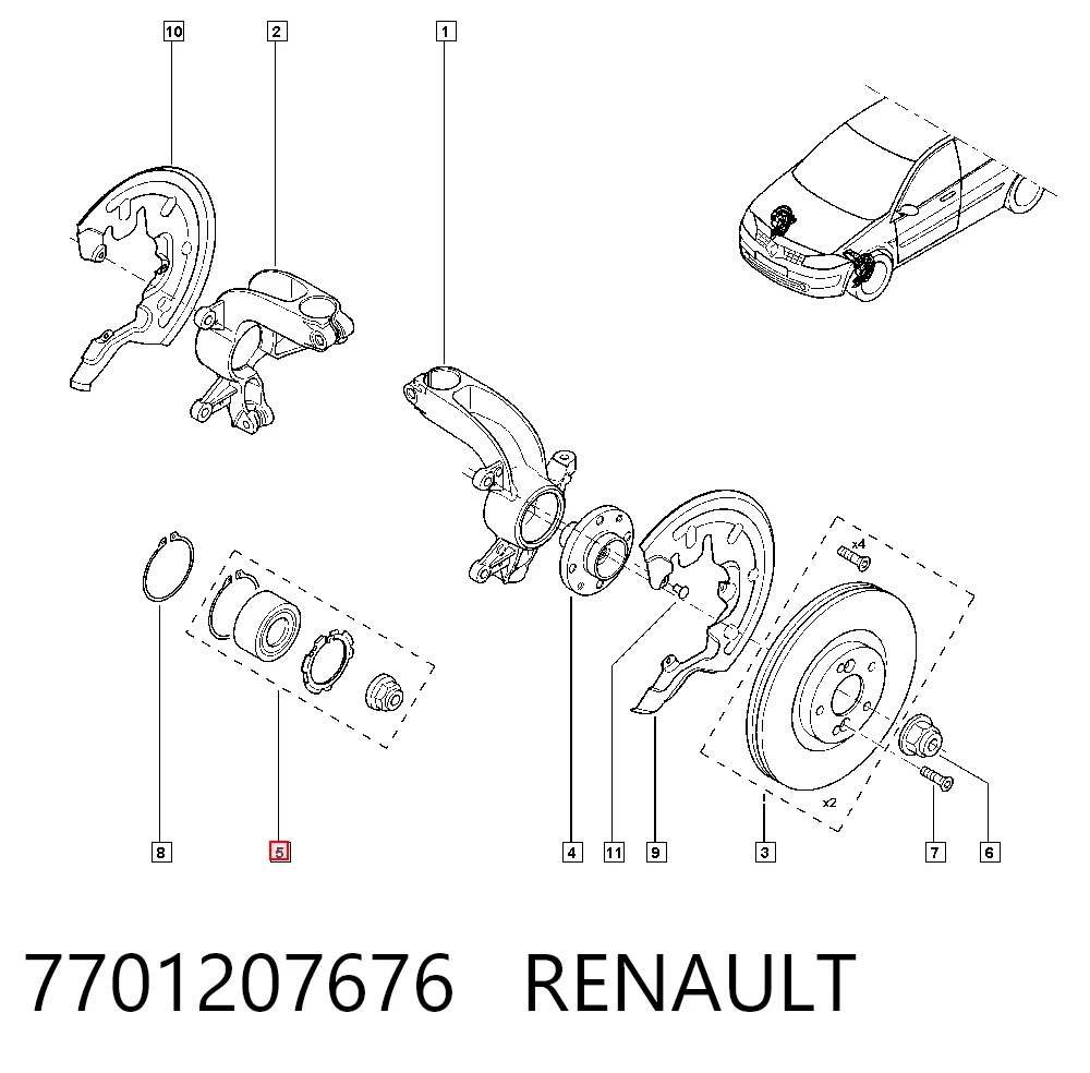 7701207676 Renault (RVI)
