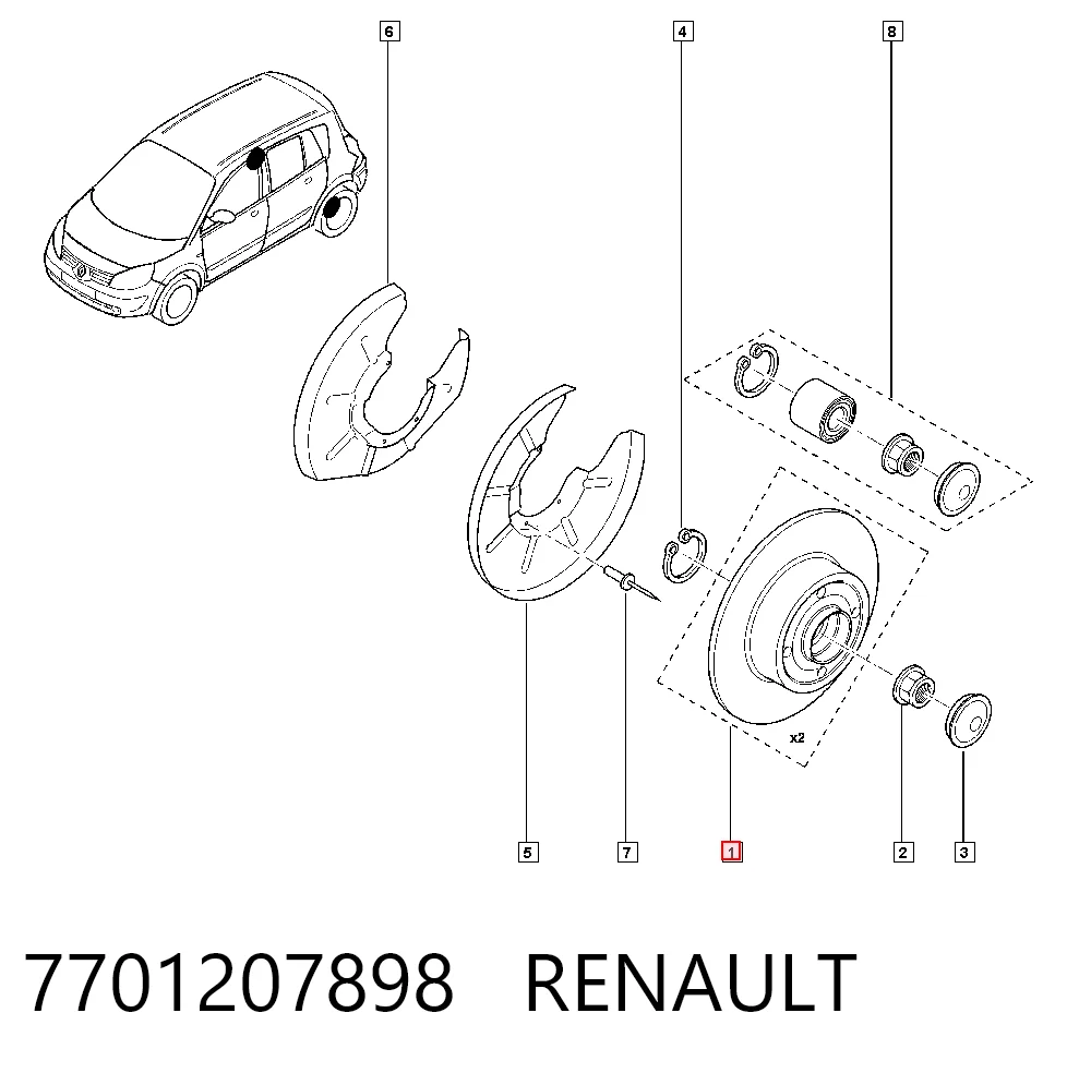 7701207898 Renault (RVI)