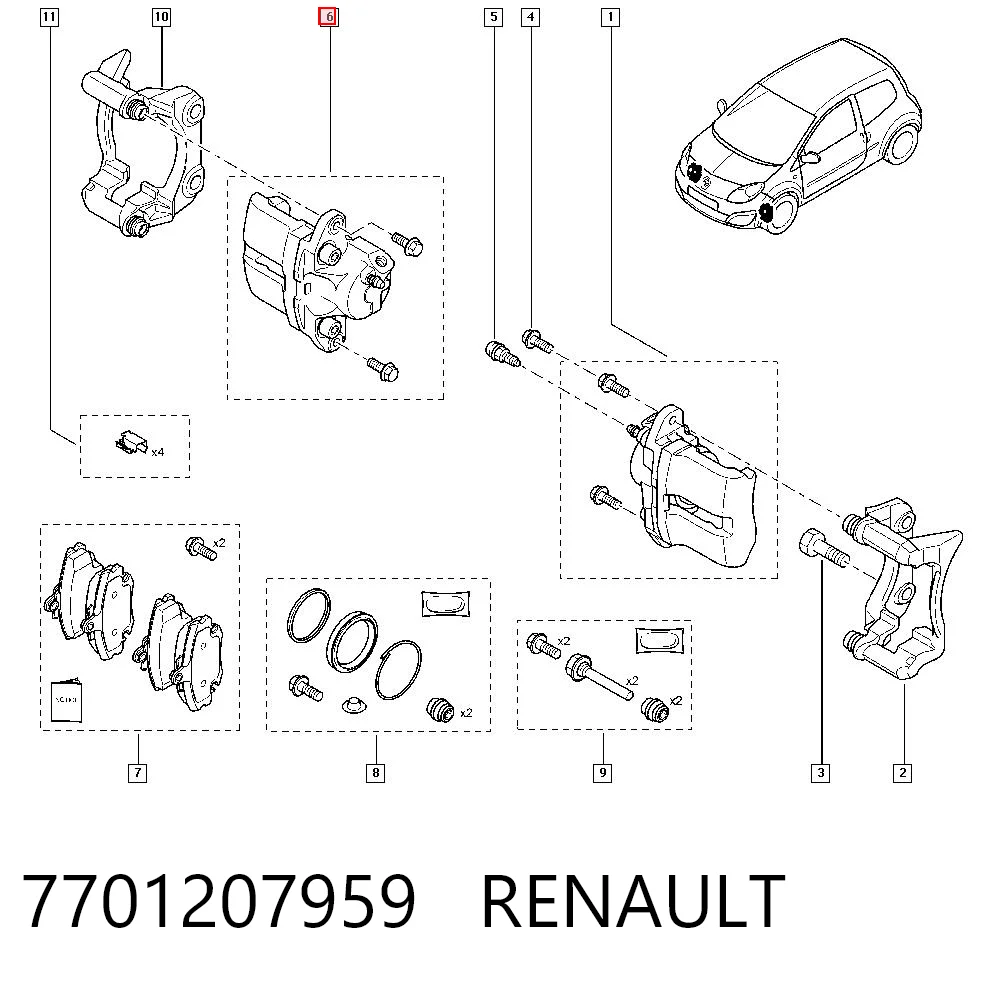 7701207959 Renault (RVI)