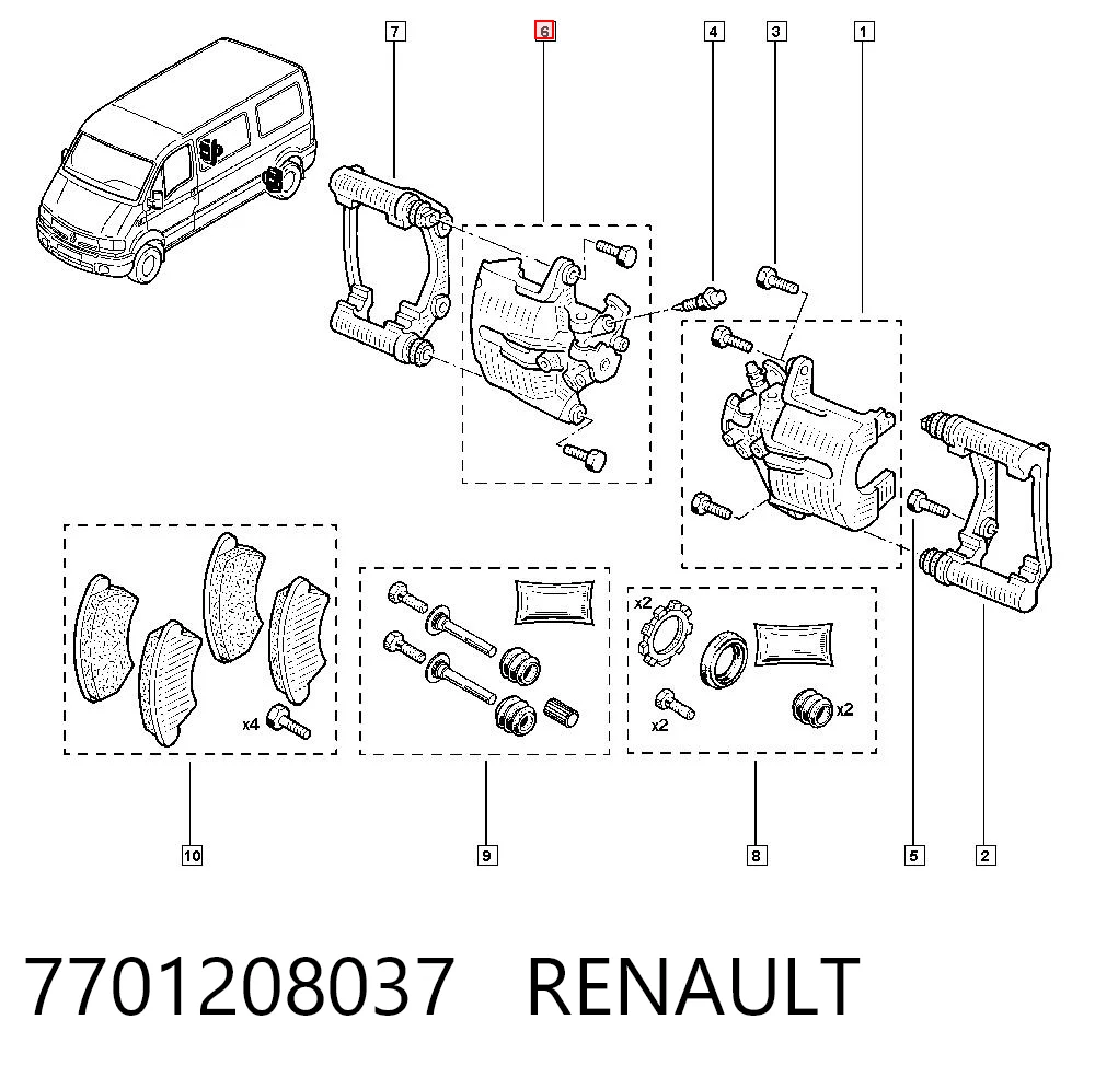7701208037 Renault (RVI)