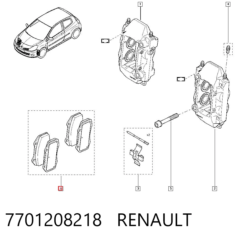 7701208218 Renault (RVI)