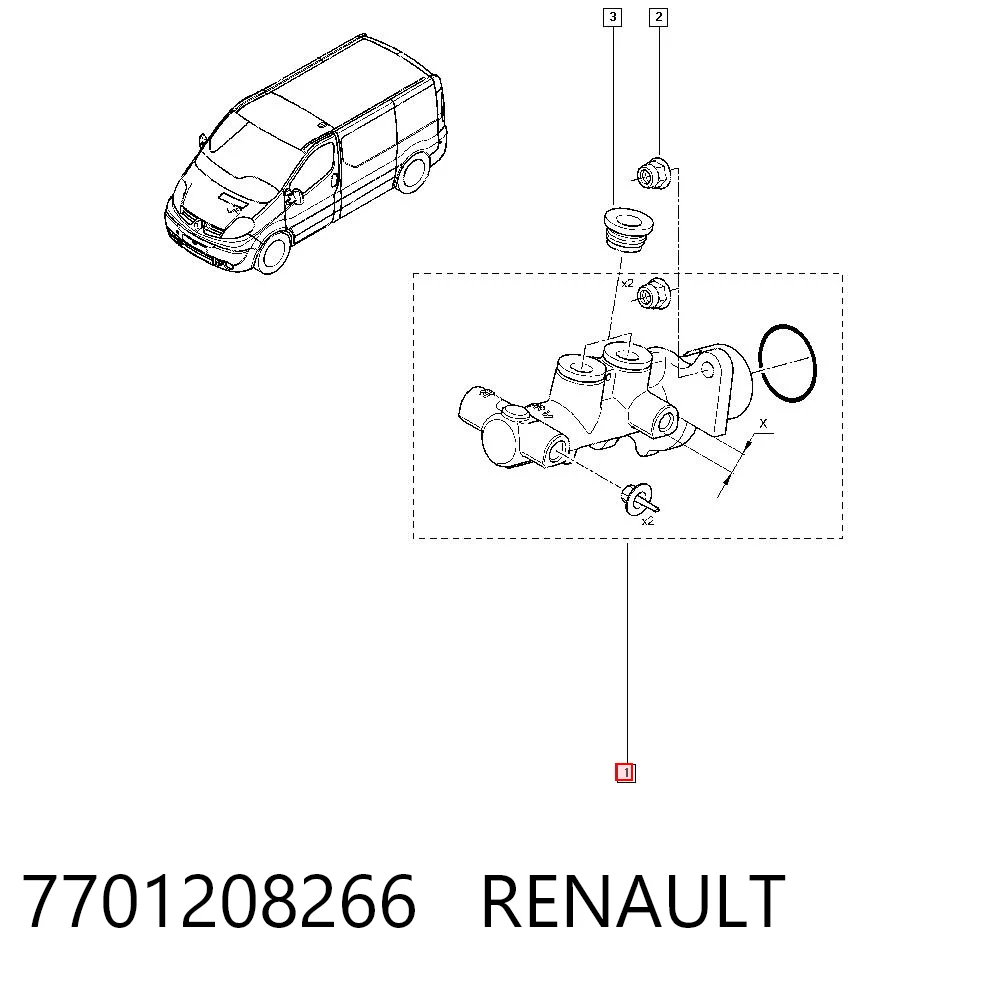  Trafic II сaixa (2001-2014) original desde 51,40 €
