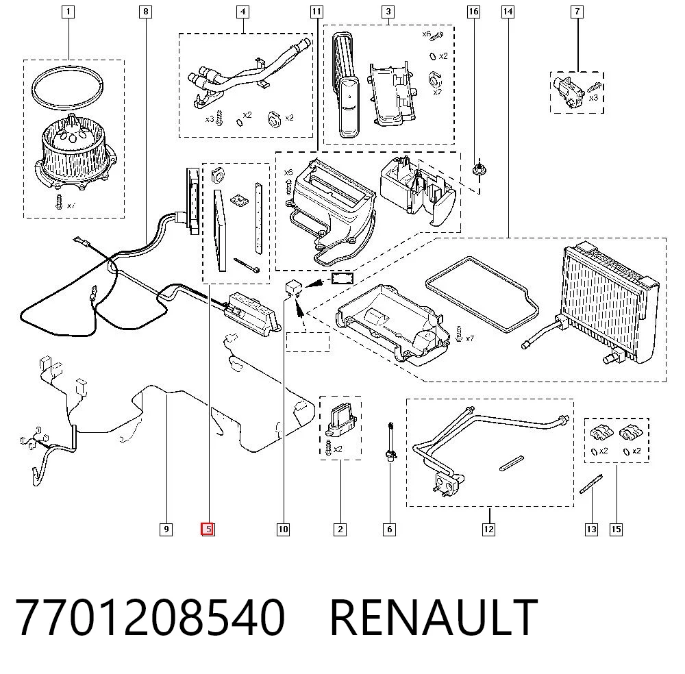 7701208540 Renault (RVI)