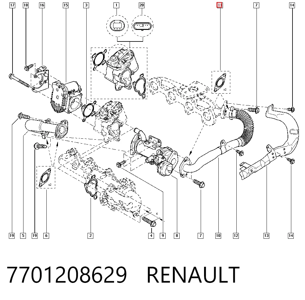 7701208629 Renault (RVI)