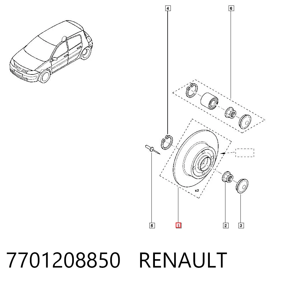 7701208850 Renault (RVI)