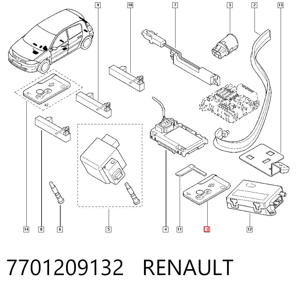 7701209132 Renault (RVI)